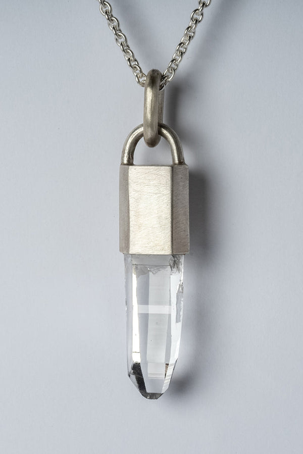 Parts of Four Lemurian Quartz Amulet Necklace Z-695-MA+LEM PPOF41